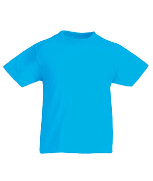 T-SHIRT ORIGINAL BAMBINO - FRUIT OF THE LOOM azzurro T-SHIRT ORIGINAL BAMBINO - FRUIT OF THE LOOM azzurro